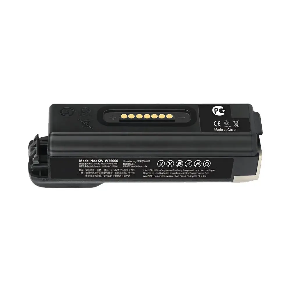 Для Zebra RS6000 WT6000 BTRY-NWTRS-33MA-01 BT000262A01 аккумуляторный сканер штрих-кода высокопроизводительные литий-ионные аккумуляторы 3,6 В 3200 мАч