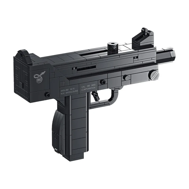 Технический военный пистолет, модель кирпича серии G18 M92 M1911, пистолет Desert Eagle PPK, комплект строительных блоков, игрушки для мальчиков, мужчин, детский подарок