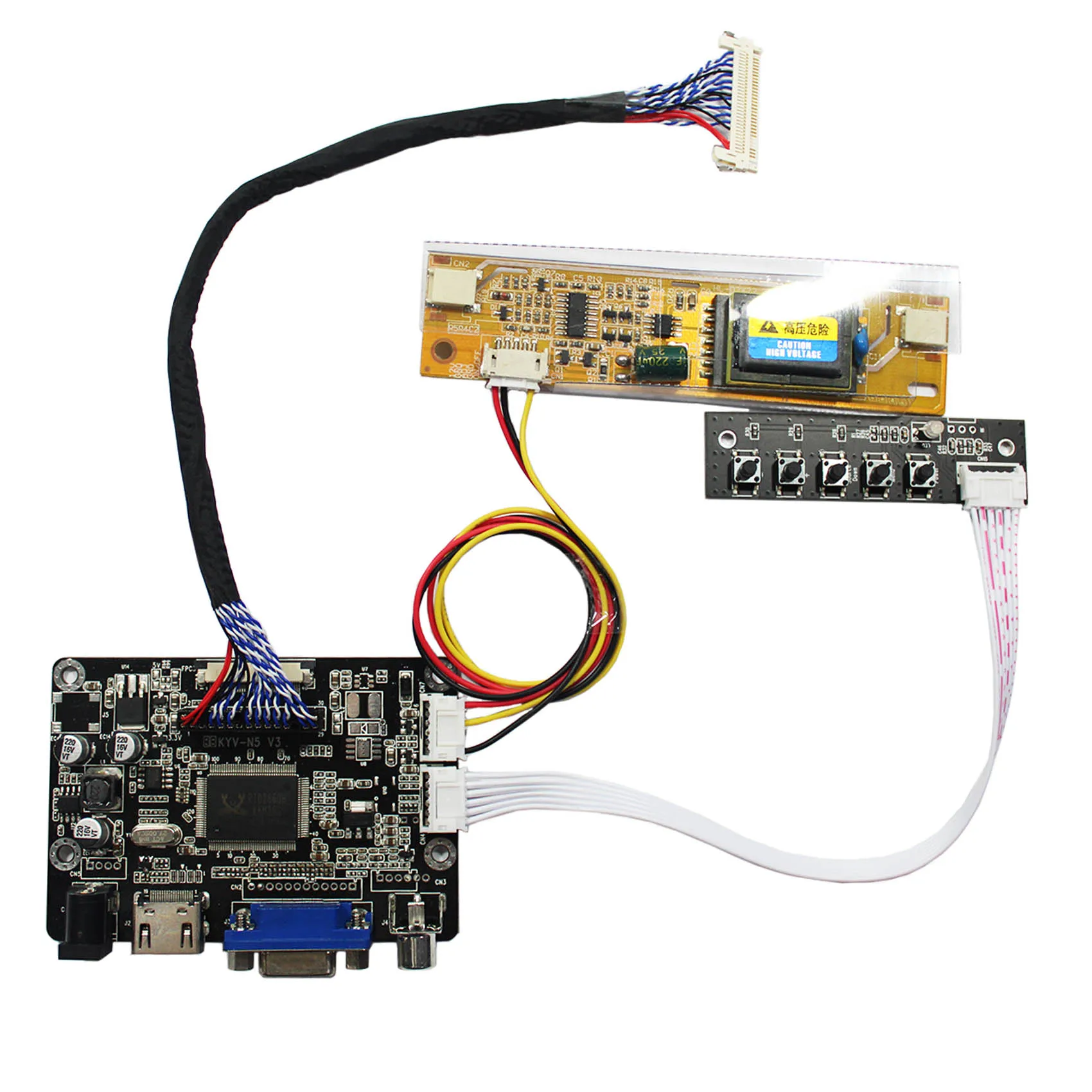 HD-MI VGA AV LCD Cotnroller Board для 17-дюймового ЖК-экрана LM171W02 TLB2 1440x90 0