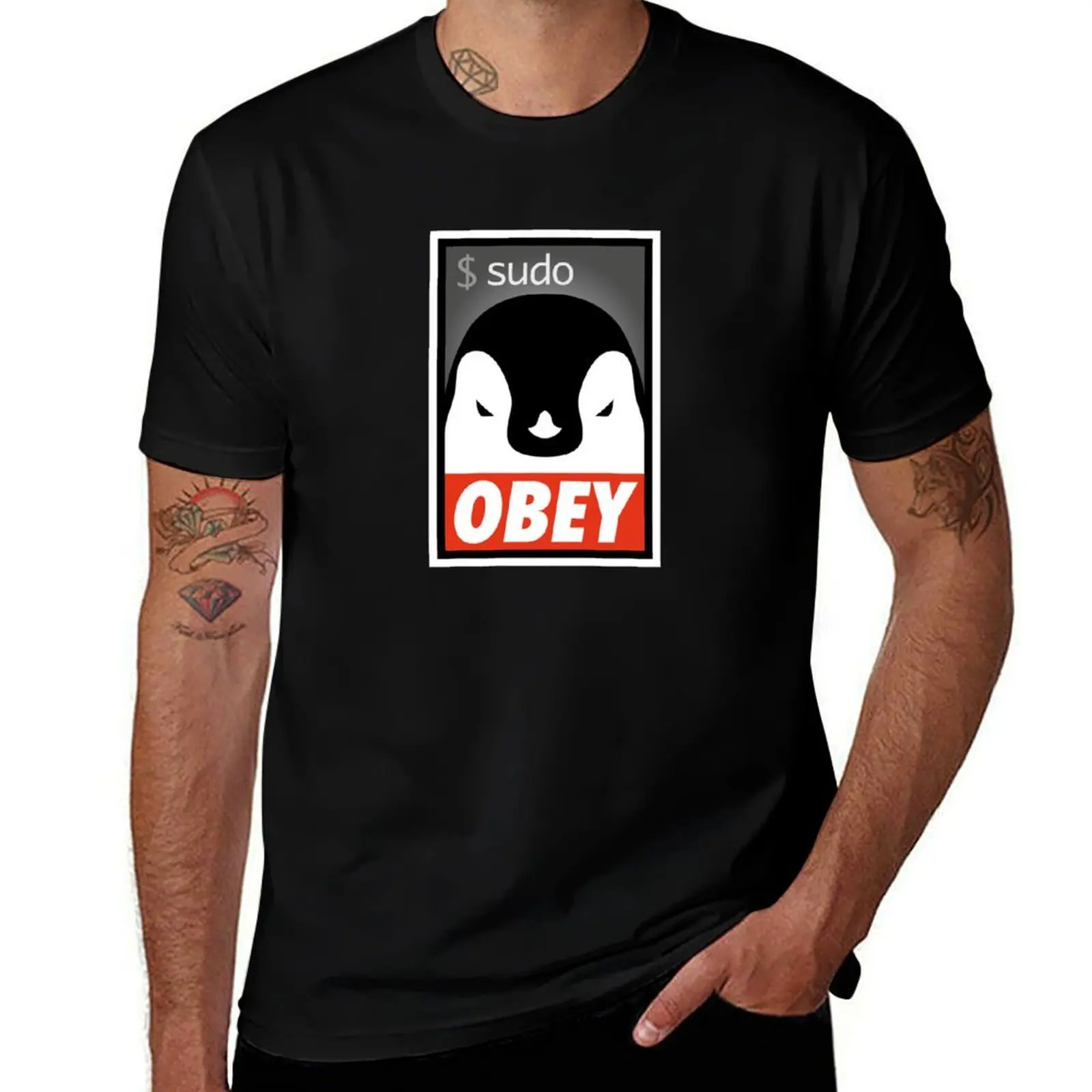 Футболка Sudo must be Obeyed, черная хлопковая футболка, простая мужская упаковка, мужские футболки для мужчин, повседневная футболка