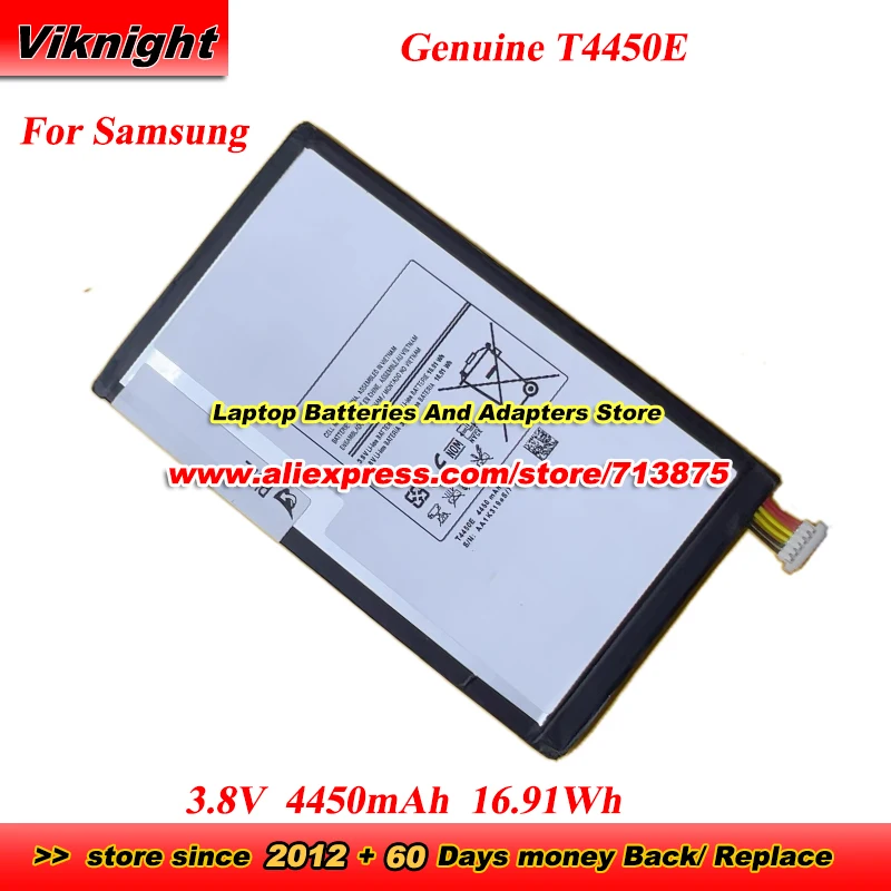Оригинальный аккумулятор T4450E 3,8 В 4450 мАч 16,91 Втч для Samsung SM-T310 SM-T315T SMT316 Galaxy Tab 3 8,0 T310 T311 T315 CE0168 Tablet