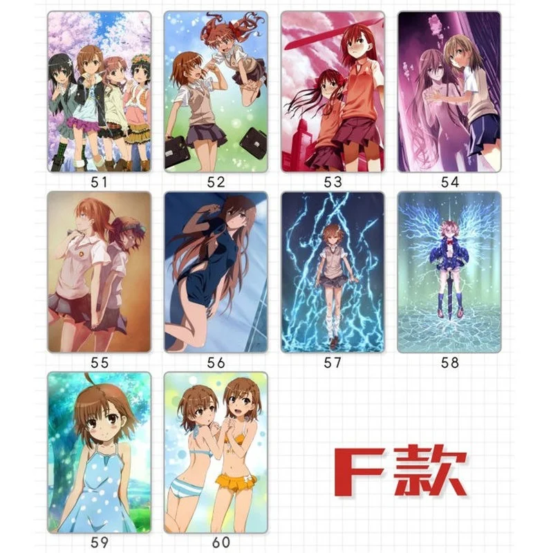 Наклейка Toaru Kagaku без железного пистолета, наклейка с карточкой, Misaka Mikoto Shirai Kuroko, мультяшная пленка из ПВХ на заднюю панель, наклейка для креди... (art.: 3920bd14bcaf3) - 3920bd14bcaf3