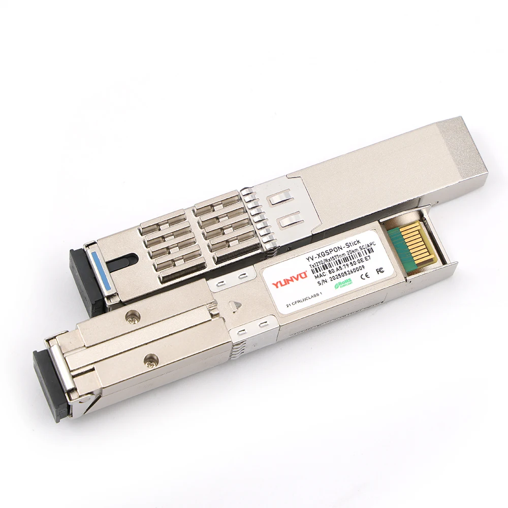Yunvo 10G SFP+ 12701577nm 20km SCAPC Гнездо для веб-управления 10G10G XGSPON ONT Stick SSH XGSPONXGPON ONU Stick (art.: 3920d149d7a30) - 3920d149d7a30