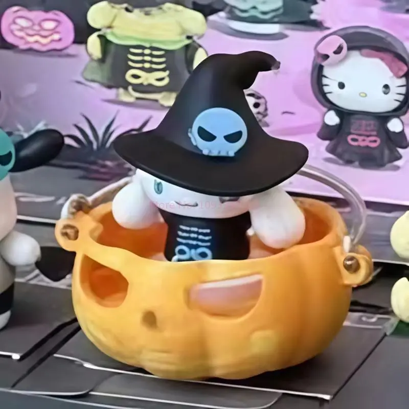 Фото Sanrio Halloween Mischief Night Series Фигурка слепая коробка Mystery Toy Коллекционный подарочный набор для детей, девочек, фанатов №4