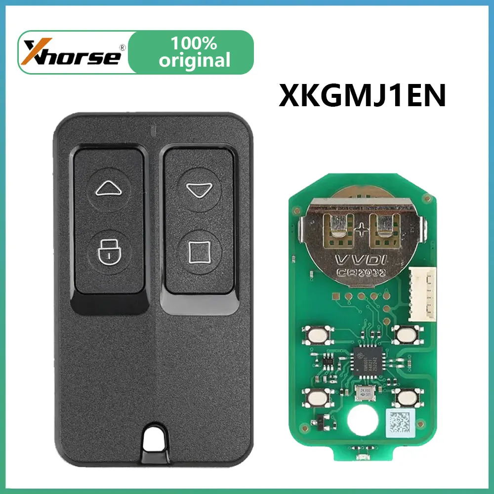 XRNKEY 1 шт./лот XHORSE XKGMJ1EN 4 кнопки универсальный гаражный пульт дистанционного управления для мини-ключа инструмент, VVDI2, ключевой инструмент Max, VVDI ключевой инструмент PLUS PAD