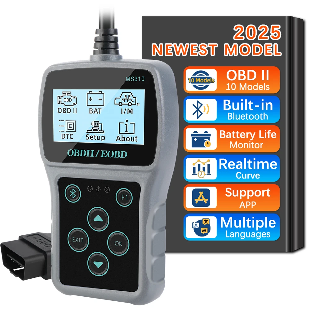 Фото Считыватель кодов OBD2 для автомобилей с поддержкой разных языков №2