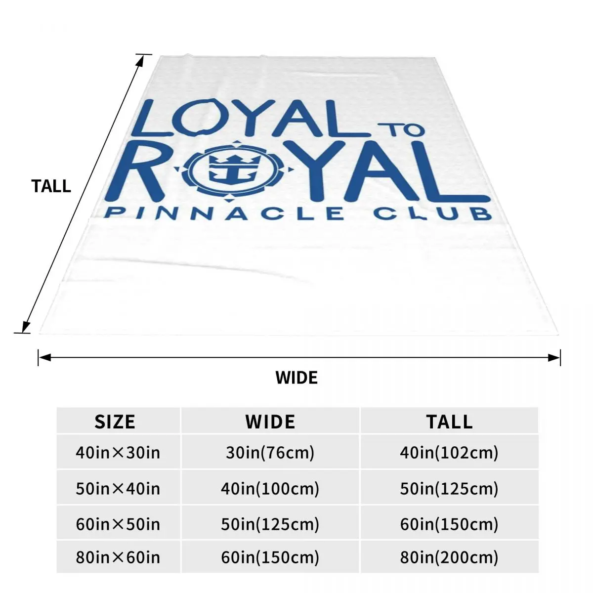 Фото Одеяло Loyal To Royal Pinnacle Club, персонализированное теплое одеяло для спальни, несколько стилей №5