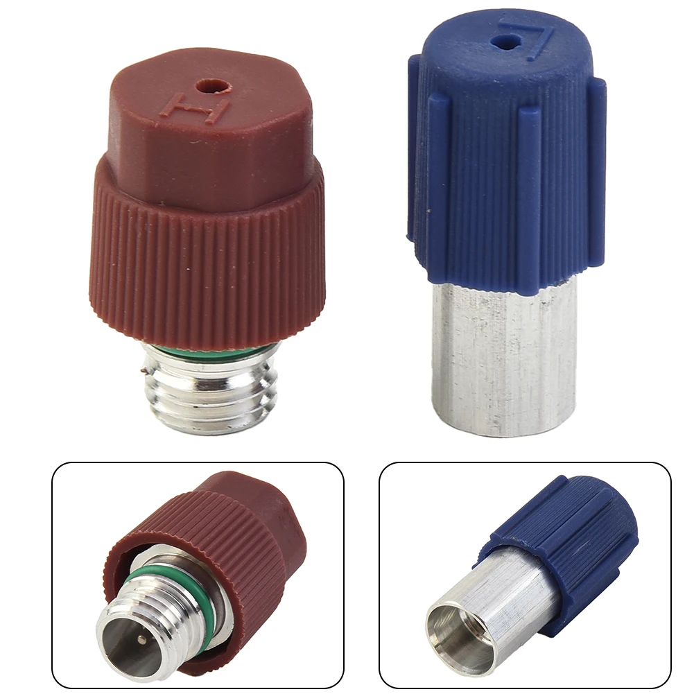 Сменный адаптер R134a HD ND, 2 шт., 357820795H, 357820795J, Подключение аксессуаров к автомобилю для FORD, OPEL, SEAT, SKODA