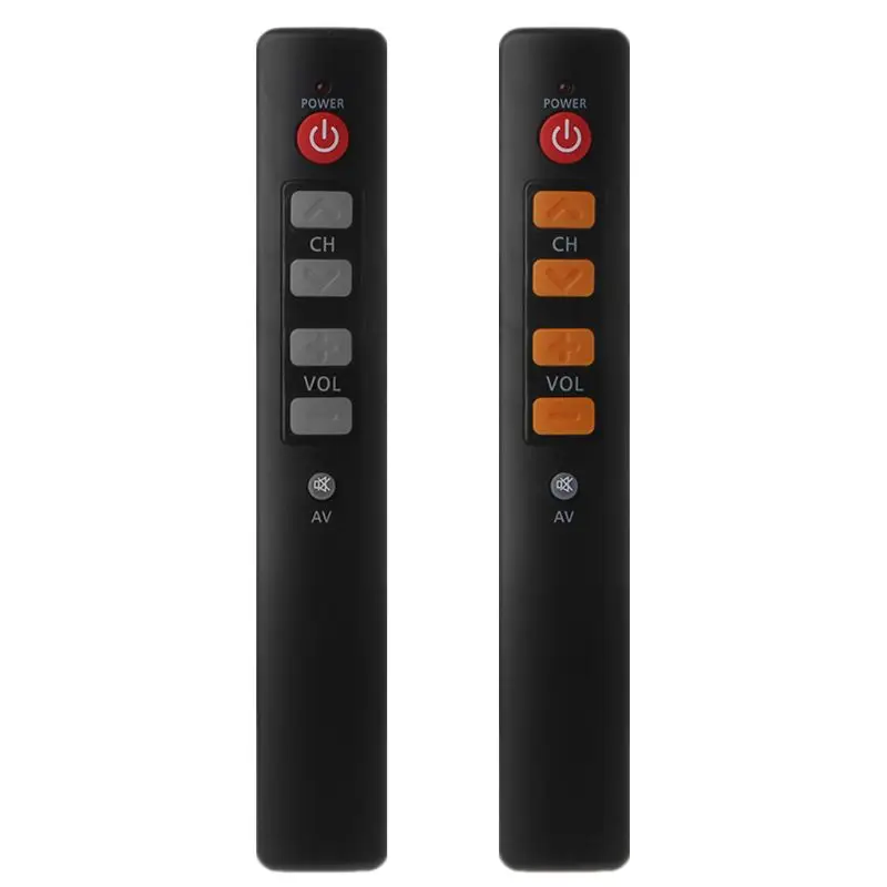 Черный 6-клавишный пульт дистанционного управления Learning для ТВ STB DVD DVB HIFI ТВ-усилитель плеер ТВ-приставка Пульт