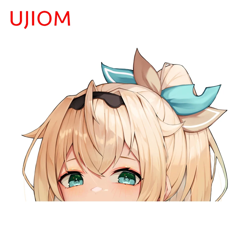 UJIOM Peeking Waifu Kazama Iroha Hololive стикер на стену изысканный высокое качество острый граффити наклейка виниловые обои домашний декор