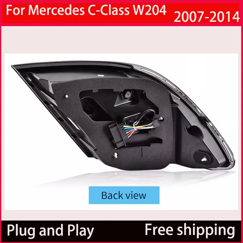 Сигнальная лампа DRL для Mercedes-Benz C-Class W204 C180 C200 C63 C250 C280 C300 AMG Светодиодный задний фонарь в сборе 2007-2014 гг. (art.: 3920c8e8eba75) - 3920c8e8eba75