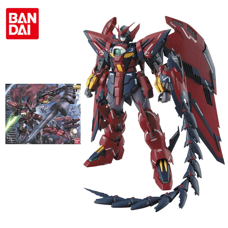 Набор моделей Bandai Gundam, аниме-фигурка MG 1/100 OZ-13MS Epyon Gundam, оригинальный робот Gunpla, экшн-фигурка, игрушки для детей
