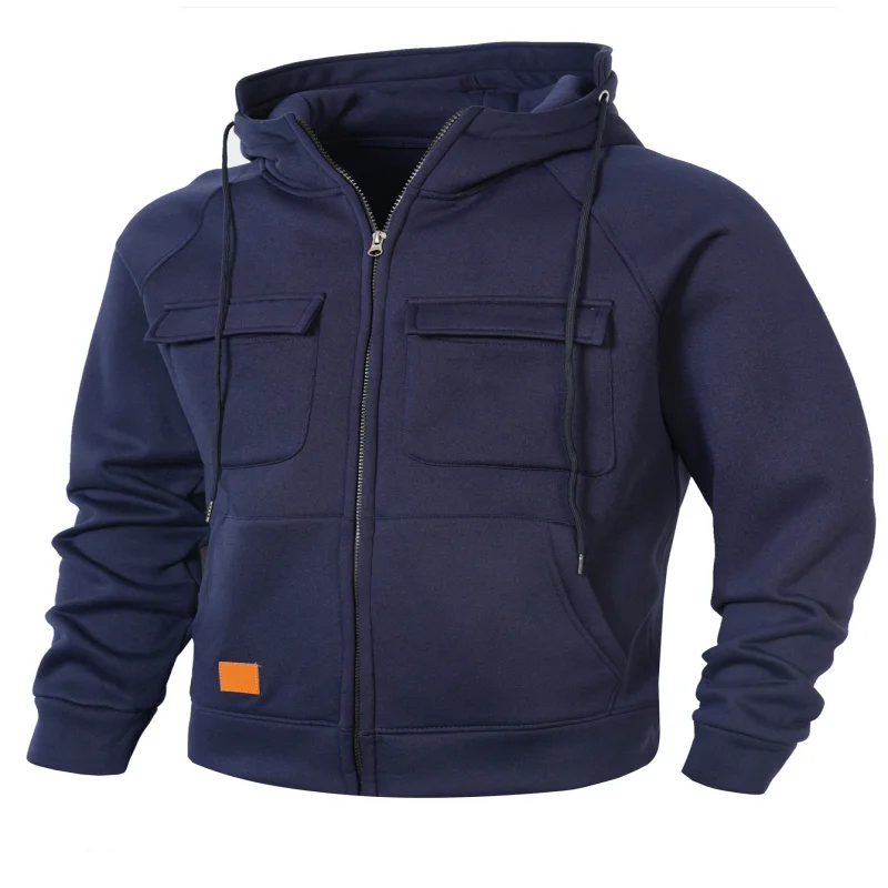 Фото Толстовки и свитшоты Baju peluh Voi baharu толстовка berzip Grie peluh sukan ber Voi poket kasual Толстовки и свитшоты №4