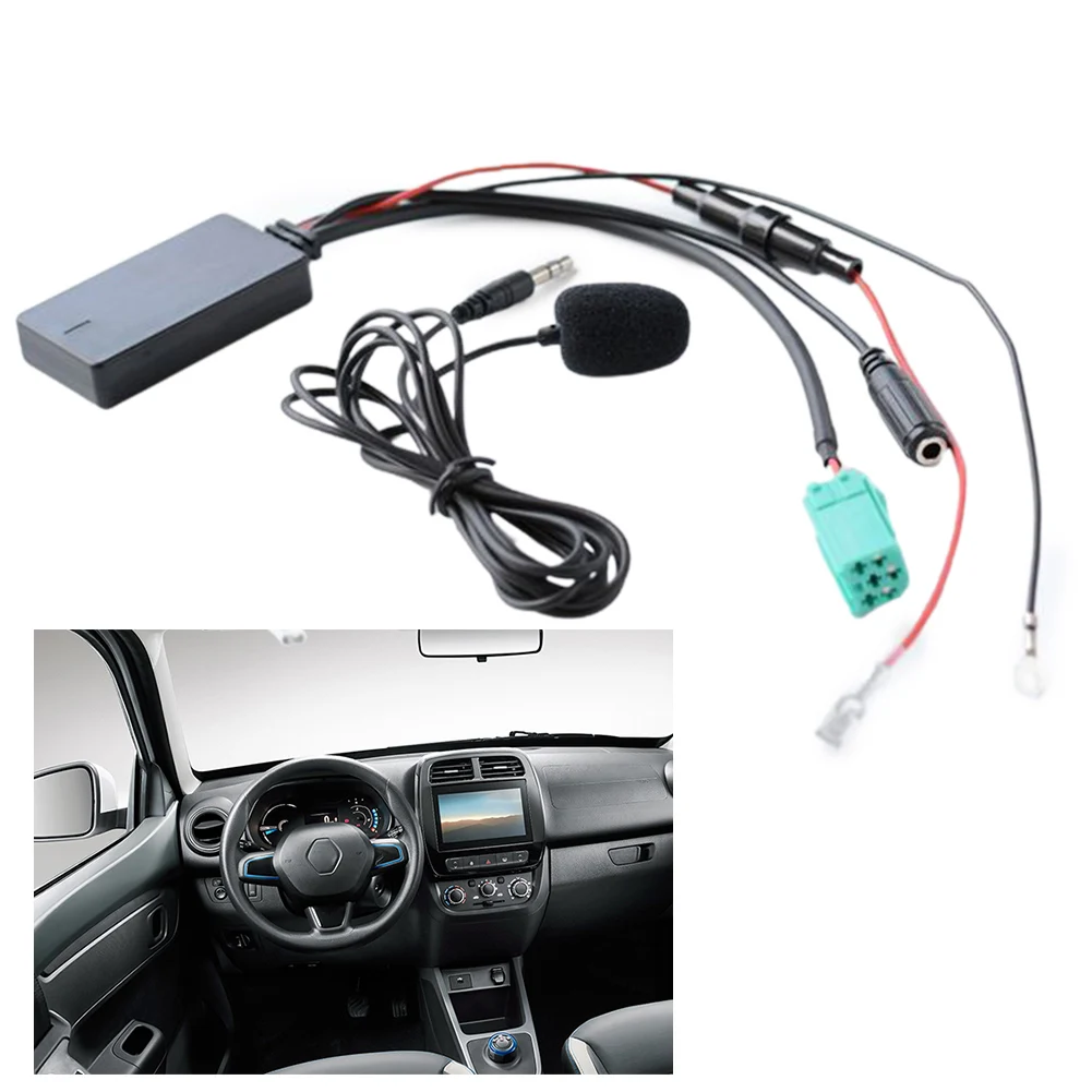 Автомобильный модуль Bluetooth вспомогательный кабель-адаптер стерео радио 6-контактный микрофон Громкая связь для Renault 05-11 список обновлений р... (art.: 3920c059721dc) - 3920c059721dc