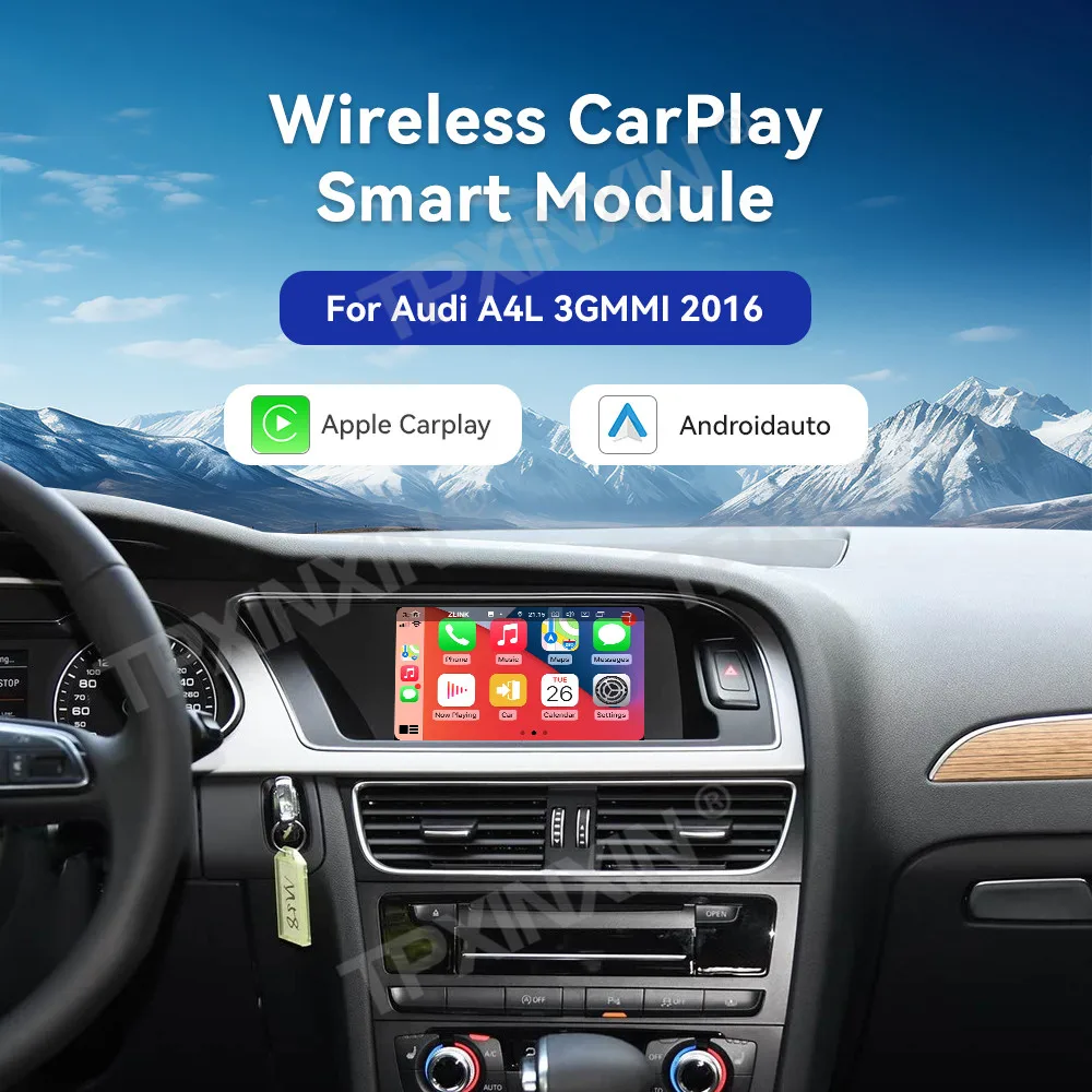 Беспроводной декодер Carplay для Audi серии 3GMMI, тепловой блок, новое обновление, Mirror Link, интеллектуальное Android, автоматическое воспроизведение воздуха (art.: 3920cf9c4c13e) - 3920cf9c4c13e
