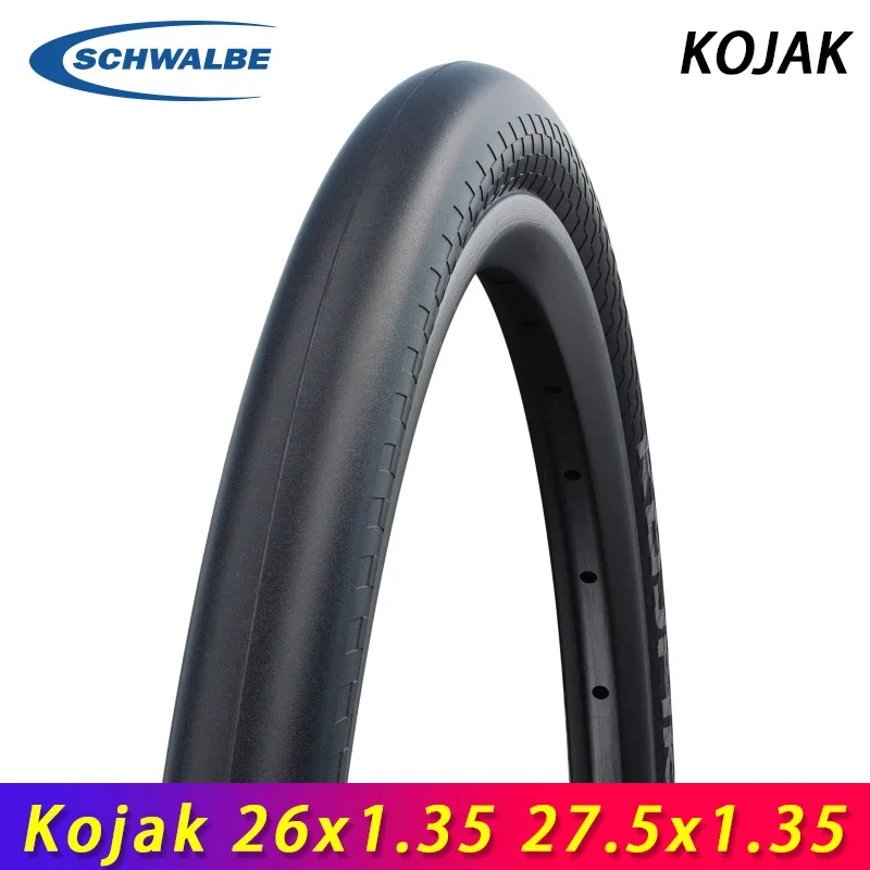 SCHWALBE KOJAK 26x1,35 27,5x1,35 черные проводные гладкие велосипедные шины без протектора, уровень 4, RaceGuard для шоссейных MTB, велосипедные детали