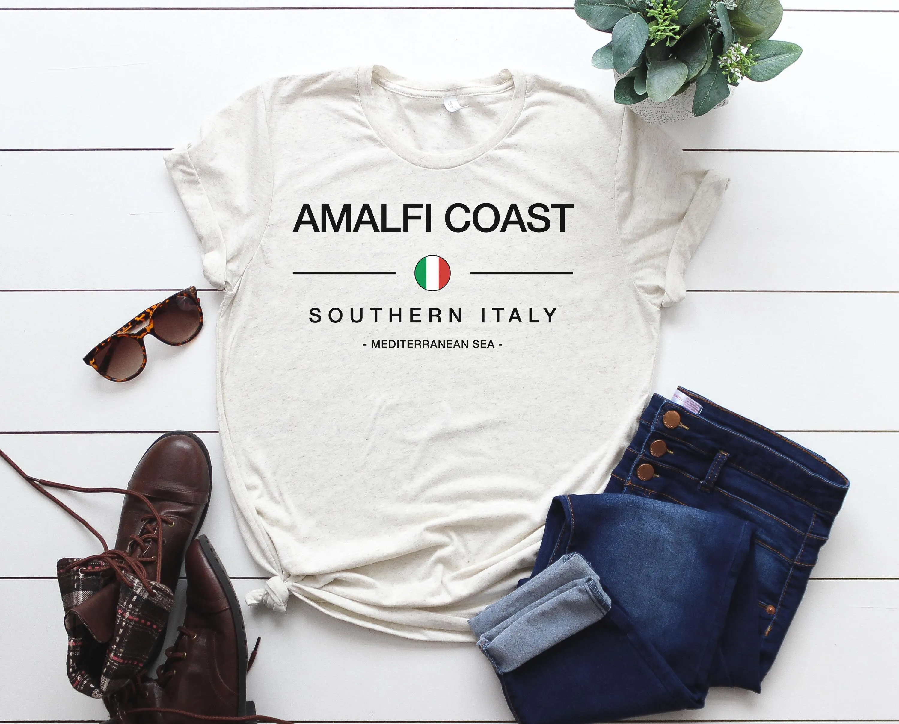 Футболка Amalfi Coast Positano Италия семейная поездка Сорренто