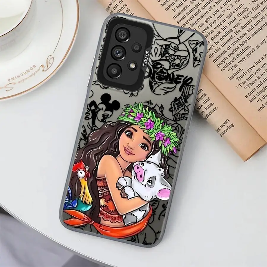 Фото Задний чехол для телефона Samsung Galaxy A71 A53 A55 A26 A36 A52 A51 A56 A54 A73 A35 A72 Disney Cute Princess №5