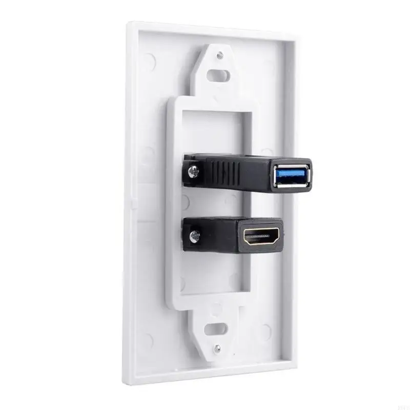 Фото HDMIS USB3.0 Стенная пластина Ethernet Face Plate для быстрой штекер №4