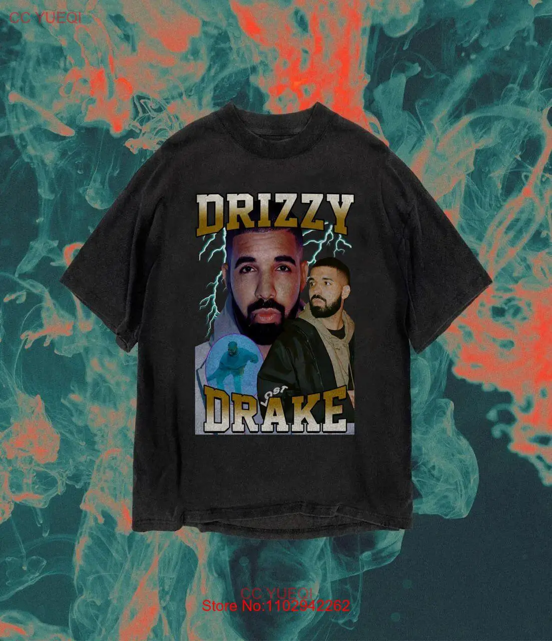 Винтажная Футболка Drizzy Дрейк, ретро-футболка с голенищем, для мужчин и женщин