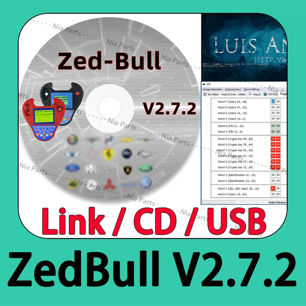Zed Bull Clone V2.7.2 Инструменты для проверки диагностики для voiture Инструмент для сканирования Диагностическое программное обеспечение клон zed-bull 2.7.2 Ремонт автомобиля