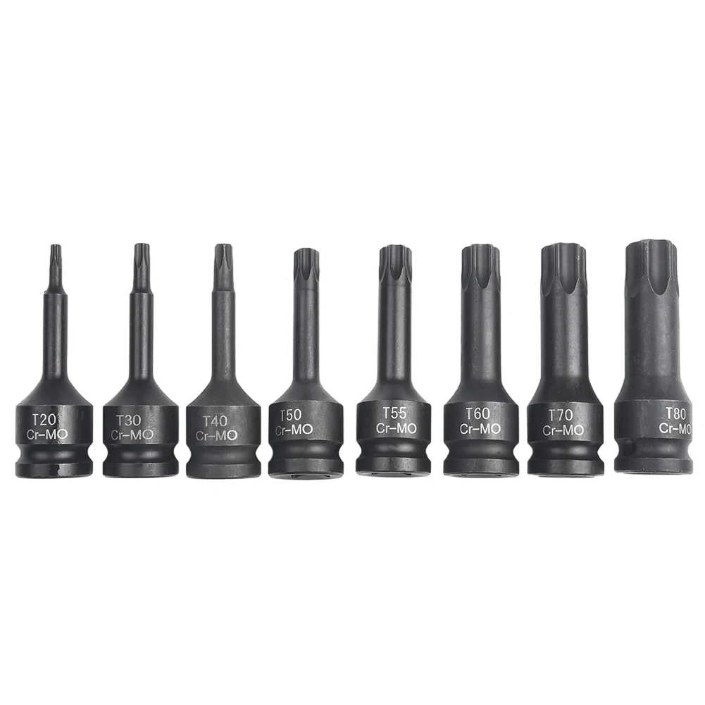 Фото Розетка звездообразной формы 1/2, рабочее расстояние, T20, T30, T40, T45, T50, T55, T60, T70, T80, домашние инструменты для отверток №5