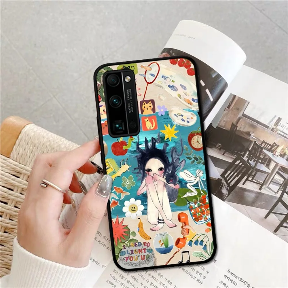 Фото Чехол для телефона Aya Takano с аниме для Huawei Honor 10 Lite 9 20 7A 9X 30 50 60 70 Pro Plus, мягкий силиконовый чехол №3