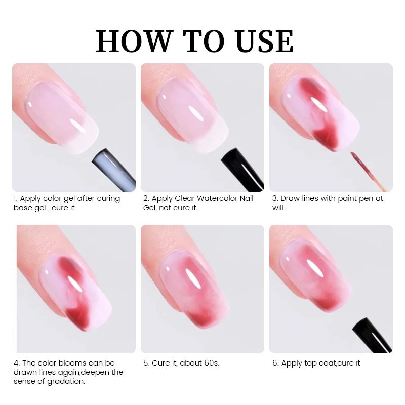 Фото LILYCUTE 2 шт. Base Nowipe Top Coat Set Soak Off УФ-светодиодный гель-лак для ногтей Армирующий гель Полуперманентный многофункциональный гель для ногтей №5