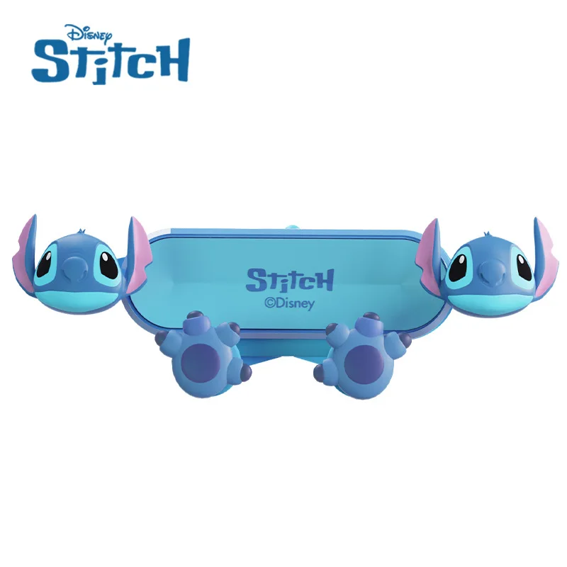 Кронштейн для автомобиля Disney Stitch, Гравитационный автомобильный навигационный кронштейн, мультяшный Противоскользящий мобильный противоударный Универсальный держатель для телефона