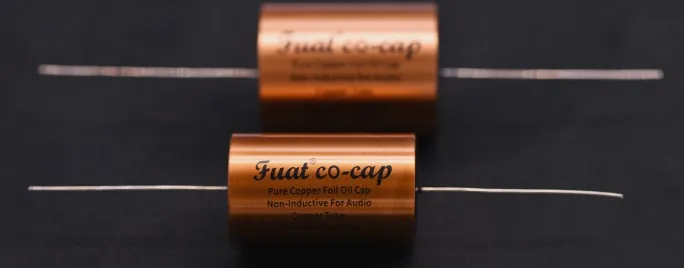 Фото Germany FUAT CO-CAP 630V tube amplifier coupling pure female foot copper foil copper tube oil-immersed capacitor free shipping №2
