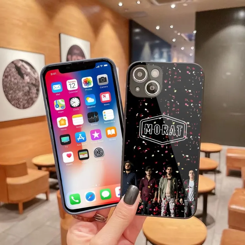 Чехол для телефона Morat Band для iPhone 14, 13, 12, 11 Pro Max, X, XR, XS, 8, 7 Plus, чехол из жидкого стекла, чехол