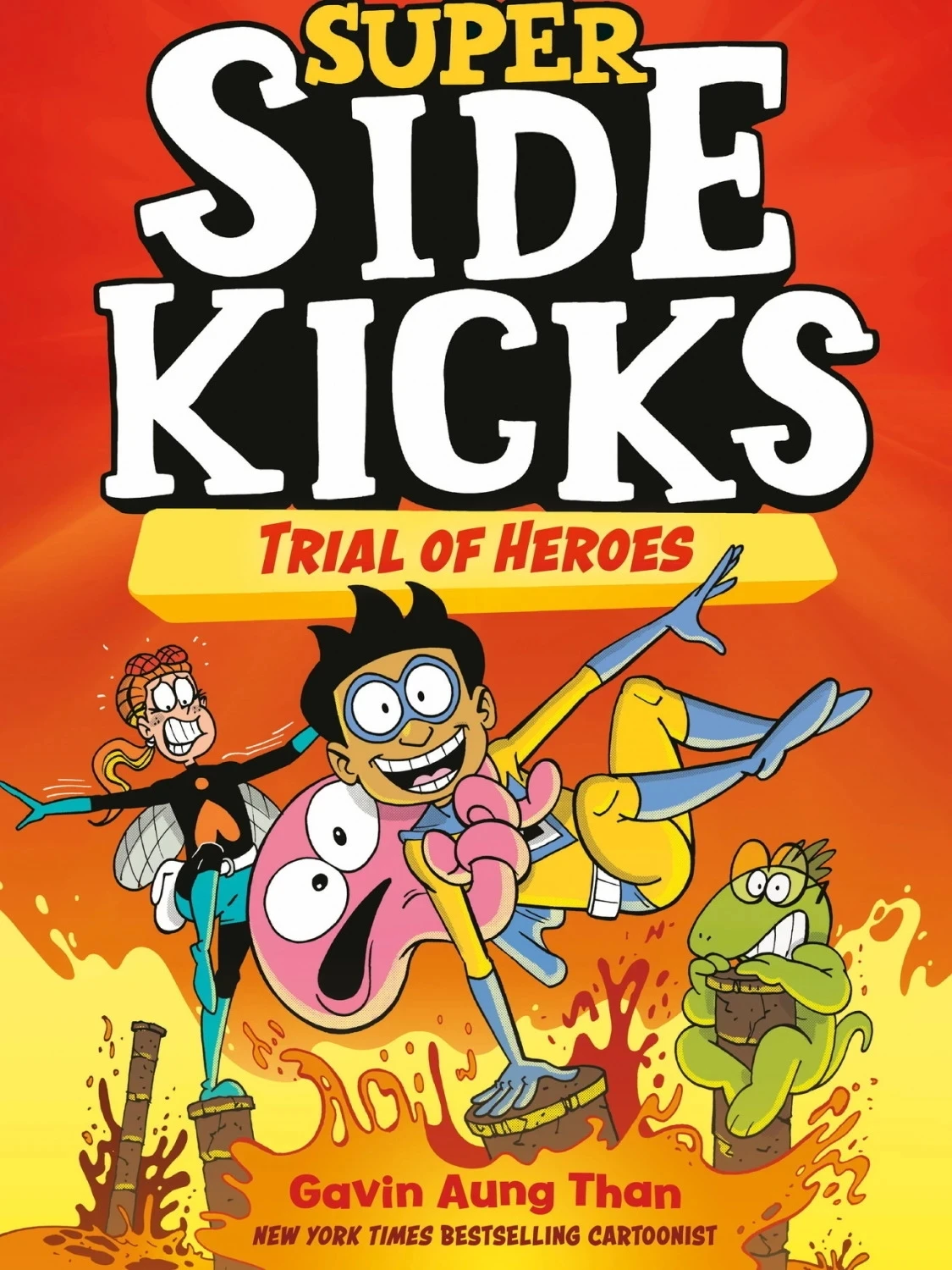 Фото Детская английская полноцветная манга серии Super Sidekicks №2