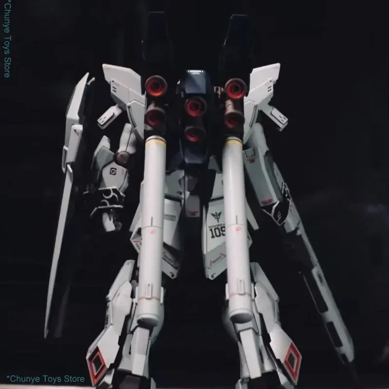 Фото Модель Xf Sinanju Rg 1/144 Msn-06s-2 Stein Narrative Ver. Наборы моделей Флуоресцентные водные наклейки для моделей Фигурки Подарки №5