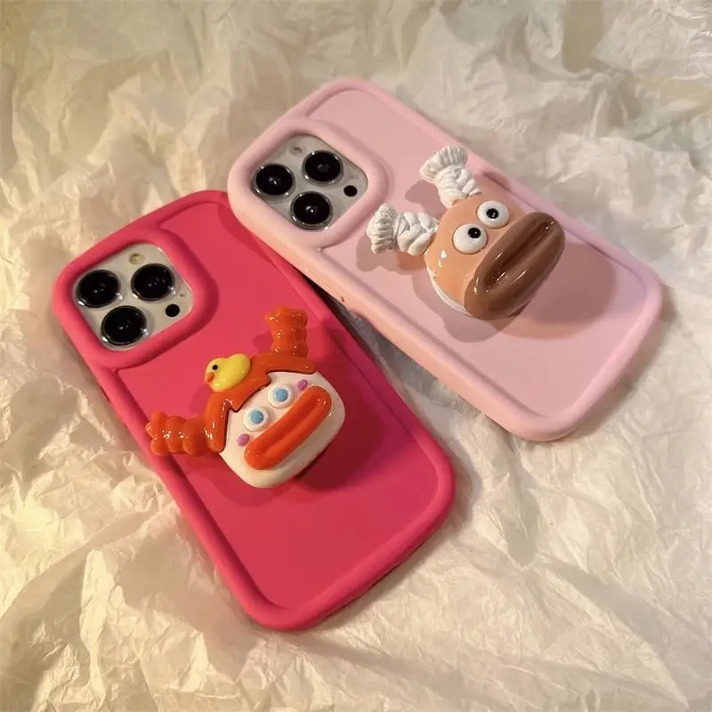Фото Чехол для телефона для iphone 15 14 13 12 11 8 7 6 6s X XS XR Mini Pro Max Plus, новый INS, розовый, красный защитный чехол с держателем для девушки №3