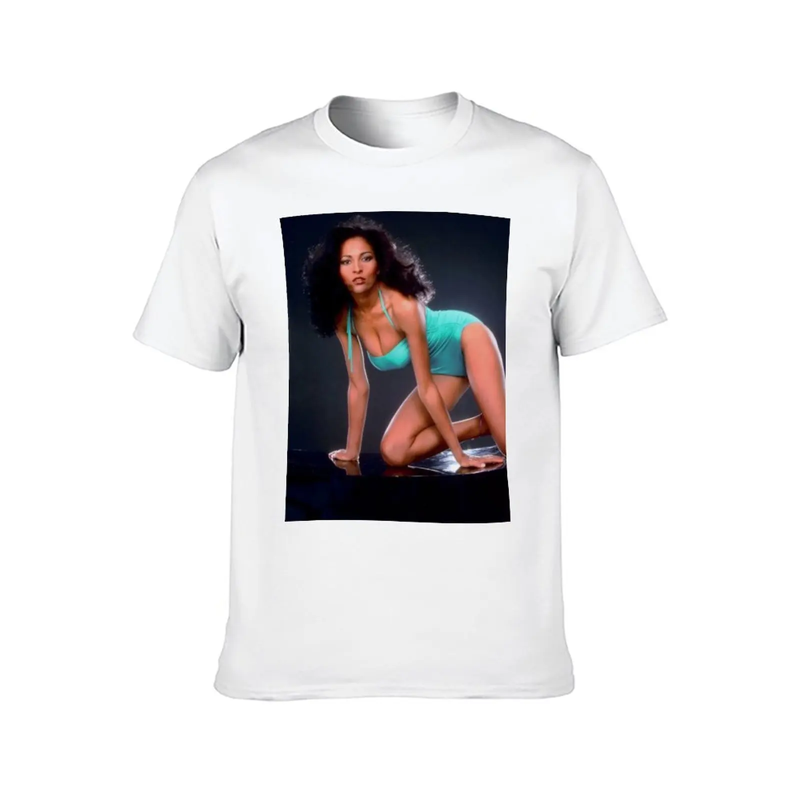 Фото Pam Grier T-Shirt man t shirts cotton t shirts with prints T-Shirt №2