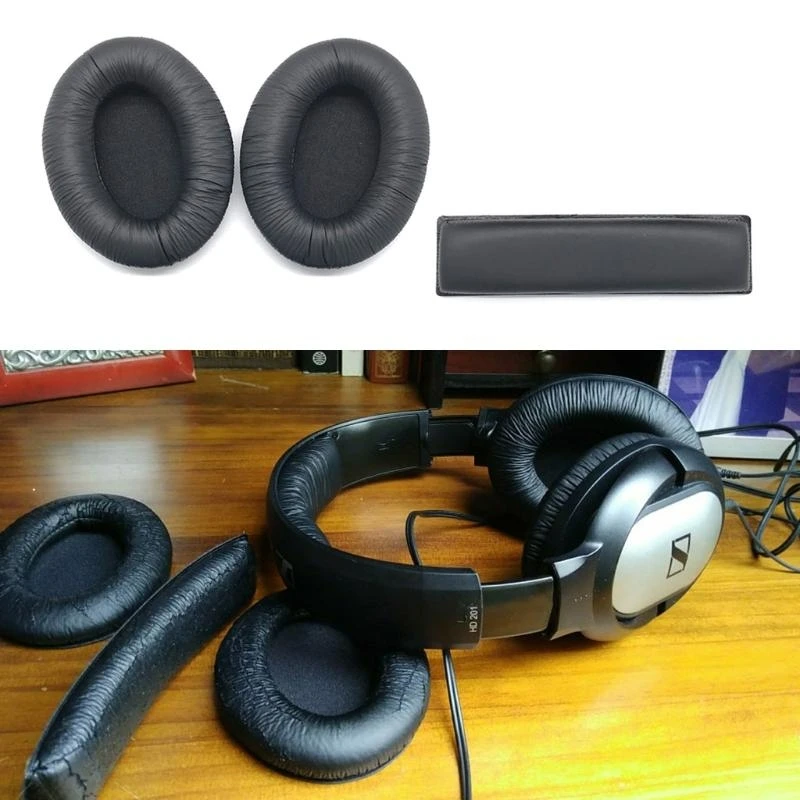 Дышащие амбушюры, совместимые с Senn-heiser HD201 HD201S HD206 HD180, сменная гарнитура, сменная крышка