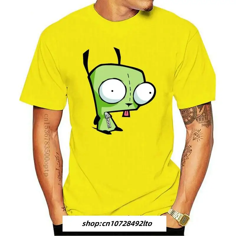Толстовка с капюшоном (Invader Zim), футболка Invader Zim, тройник, собака, робот, никелевый никелеон, Мультяшные персонажи, сцена 2000s, invader