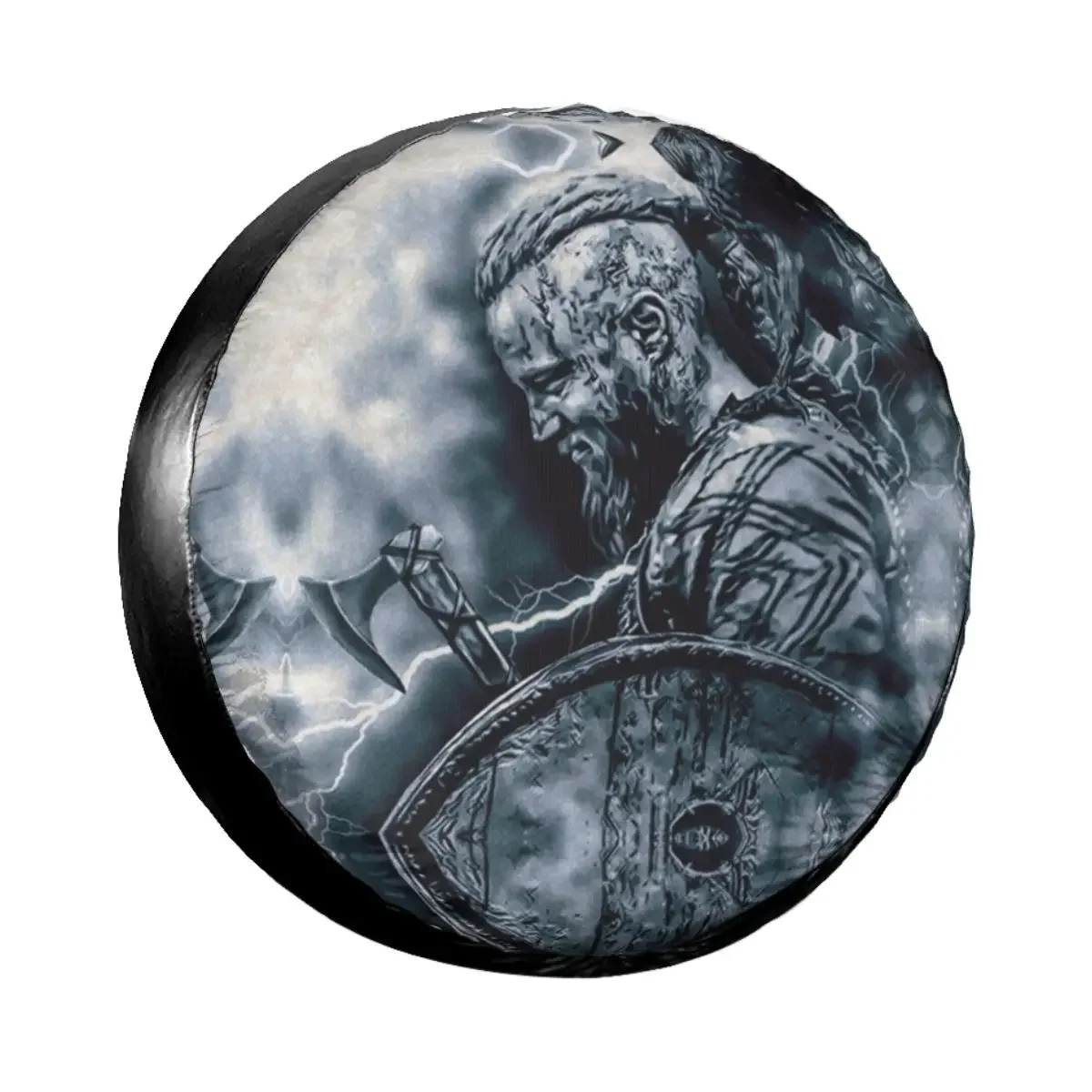 Penutup Ban Serep Ragnar Lothbrok Viking Kustom для Honda Viking King Pelindung Roda Mobil 14