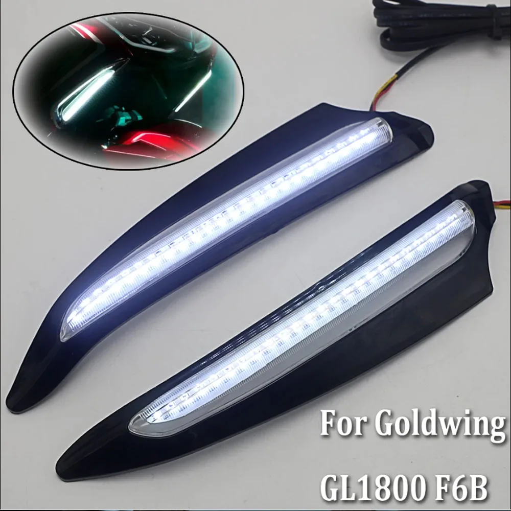 GoldWing GL 1800 мотоциклетная передняя фара с вентиляционным отверстием, светодиодная фара, комплект указателей поворота для HONDA Gold Wing F6B GL1800 2018 2019 2020 2021