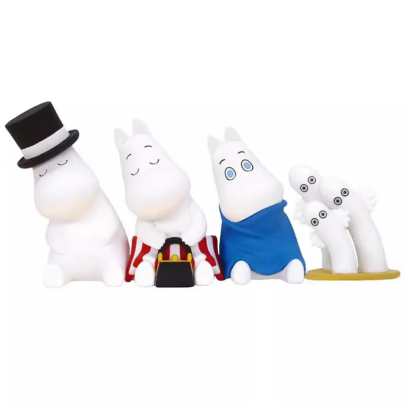 TOMY оригинальные 4 шт. гасяпон Мумин часть 2 Аниме Фигурки игрушки для детей Подарок Коллекционные модели украшения (art.: 3920c855b339b) - 3920c855b339b