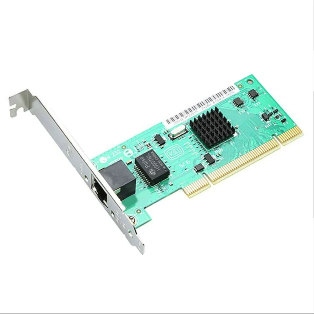 Фото Сетевая карта Intel 82540 1000 Мбит/с Gigabit PCI адаптер бездисковый порт RJ45 1G Pci Lan карта Ethernet для ПК с радиатором №5