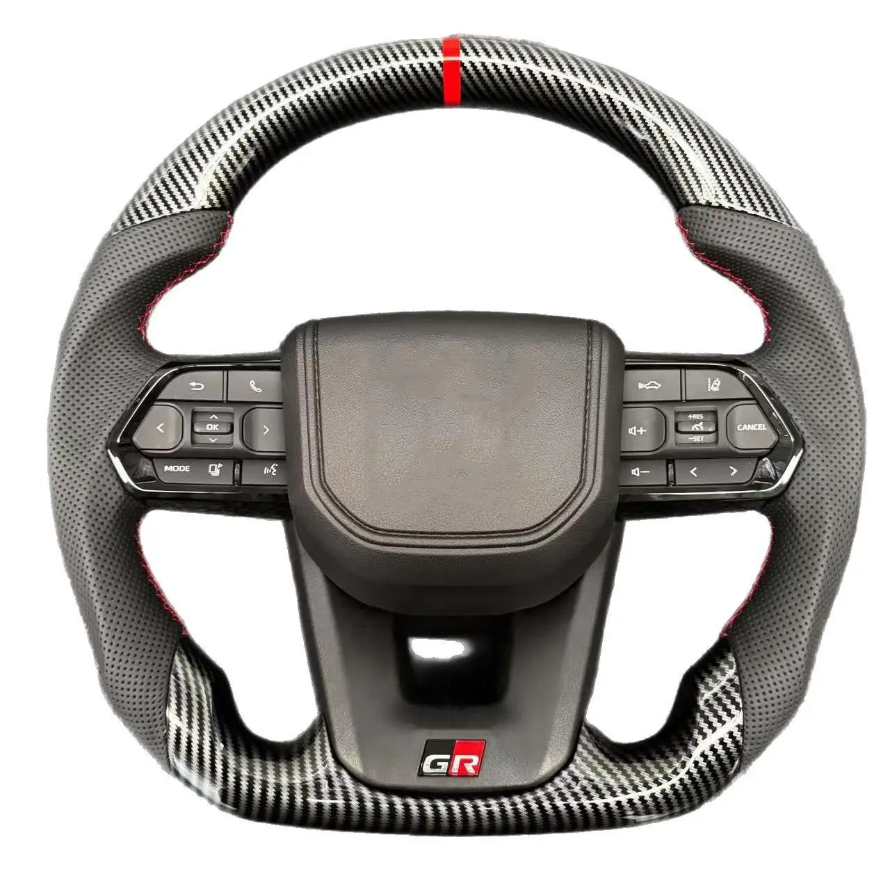 Рулевое колесо из углеродного волокна. Подходит для обновления рулевого колеса Hilux Land Cruiser Crown серии LC Alpha 80.