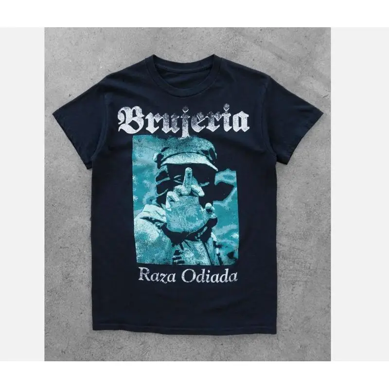 Рубашка Raza Odiada BRUJERIA Band черная унисекс, все размеры S-5XL