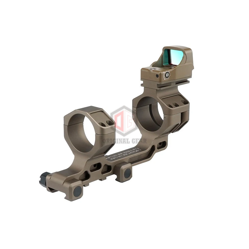 Фото EFXX Red Dot Sight Reflex Sight с 12 верхним креплением для тактического прицела Крепление COMM C1 Крепление для трубки 1,70 дюйма/30 мм FDE Combo №4
