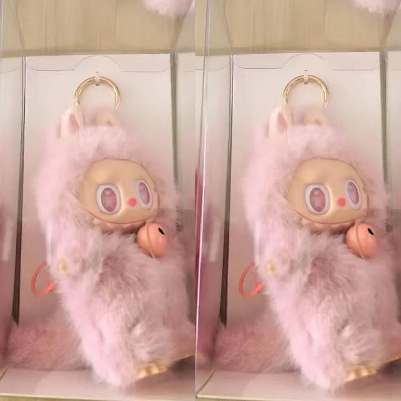 Фото Высокое качество Monster Labubu Zimomo Angel Creative Change Series слепая коробка красный розовый виниловая кукла-подвеска игрушка милый детский подарок на день рождения №4