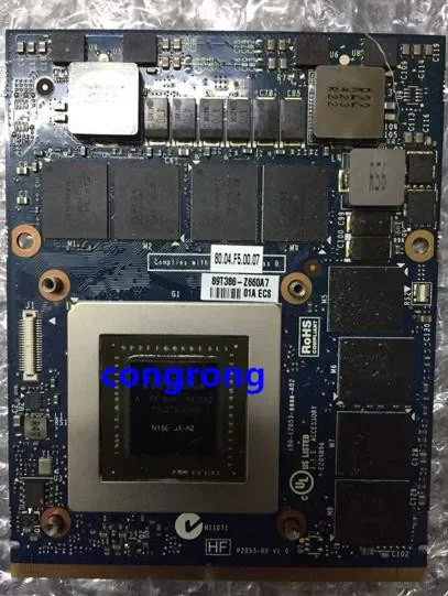 M17X R5 M18X R3 ноутбук JH9PP 0JH9PP N15E-GX-A2 GTX880M GTX 880M DDR5 8G MB видеокарта