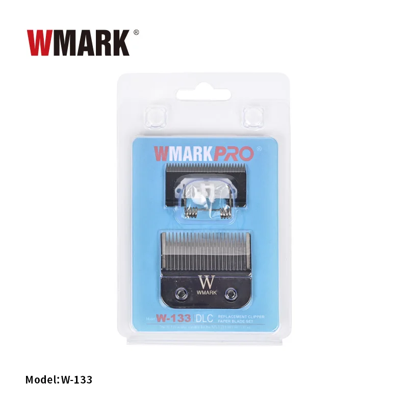 Фото НОВОЕ фиксированное лезвие DLC из нержавеющей стали для WMARK NG-133 138 139 7030 и т. д. WMARK W-133 Набор профессиональных лезвий для триммера для волос №5