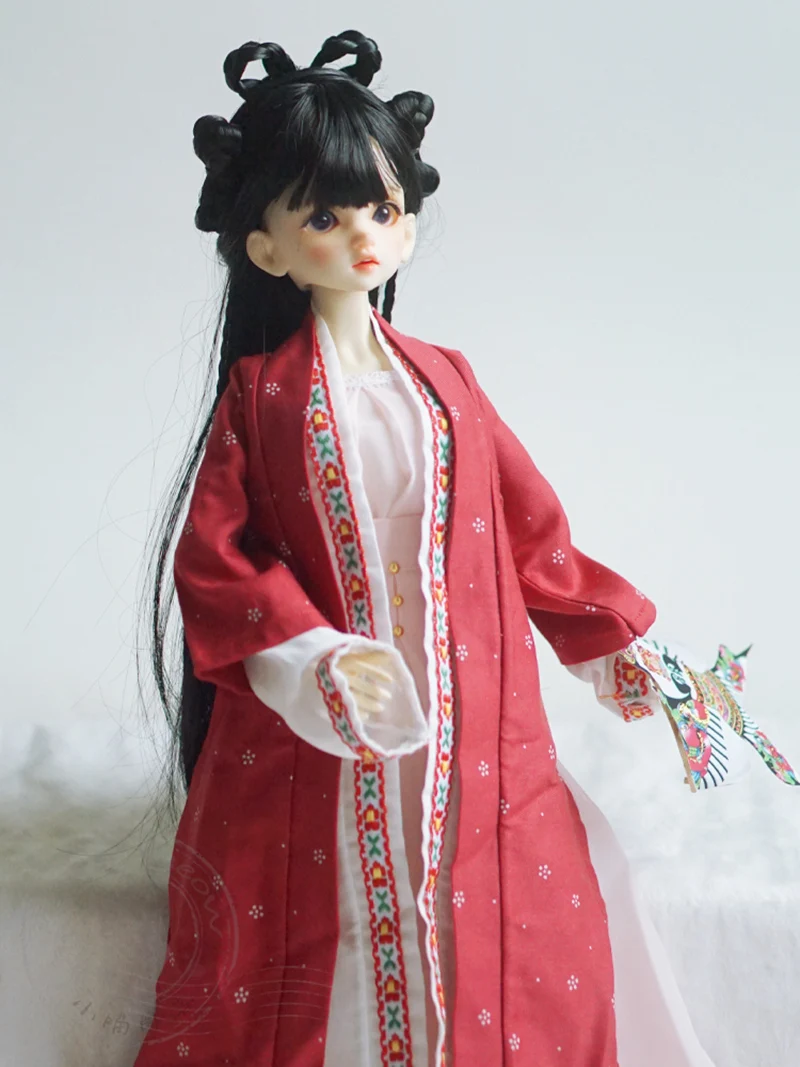 Фото OB11 Blyth OB27 1/6 фигурка куклы 1/4 1/3 BJD одежда Древний китайский костюм ханфу халат наряд для BJD/SD YOSD MSD SD13 большая девушка №4