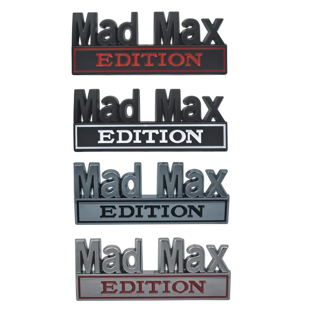 1 шт. Mad Max EDITION грузовик Fender эмблема значок для Silvelado Titan Tahoe Sierra Ram F150 Bmw аксессуары автомобильные наклейки