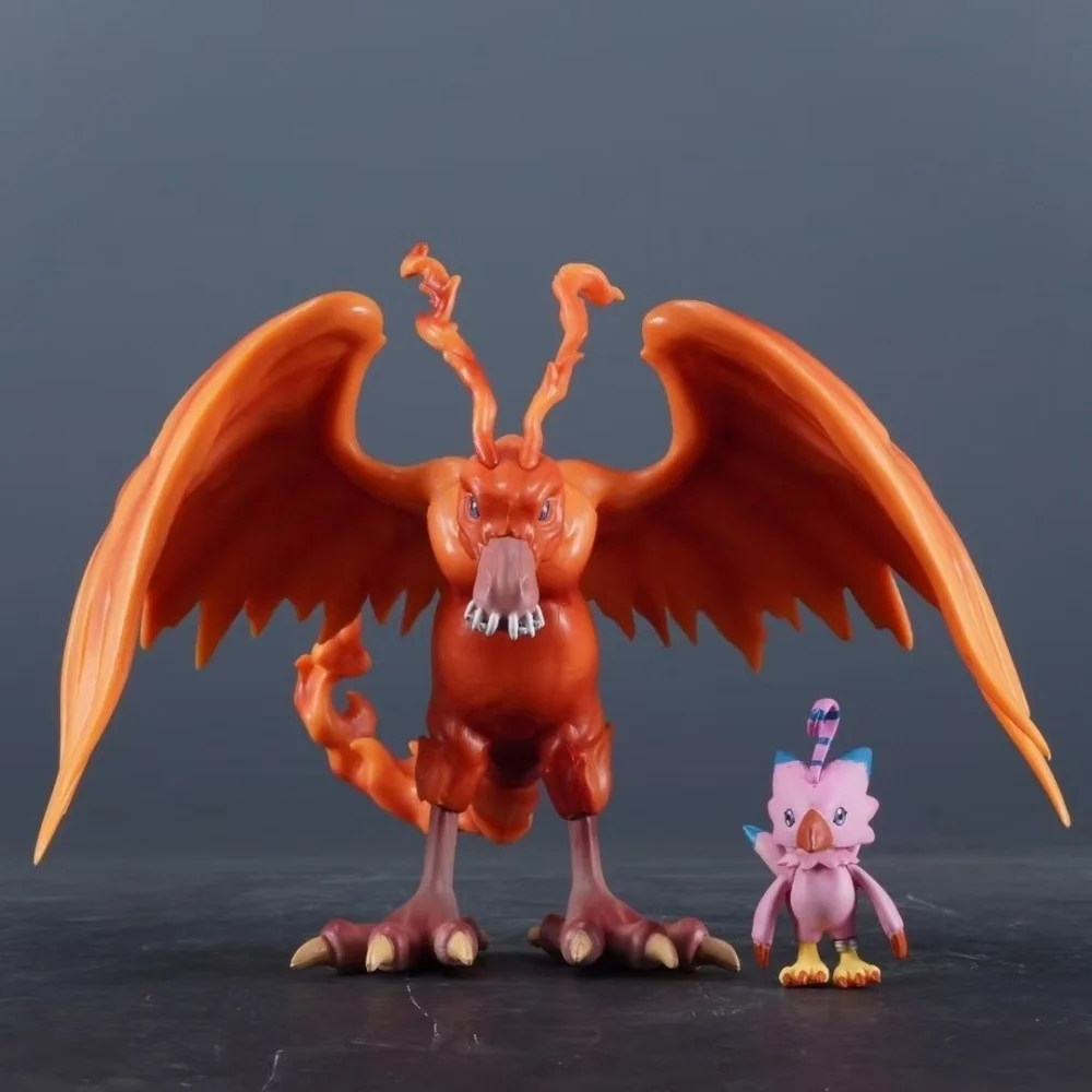 Аниме Digimon Adventure Birdramon Piyomon ПВХ фигурку Коллекционная модель игрушки куклы 15 см